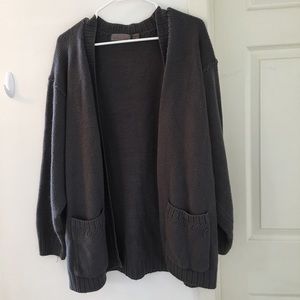 oversized grandpa cardigan
